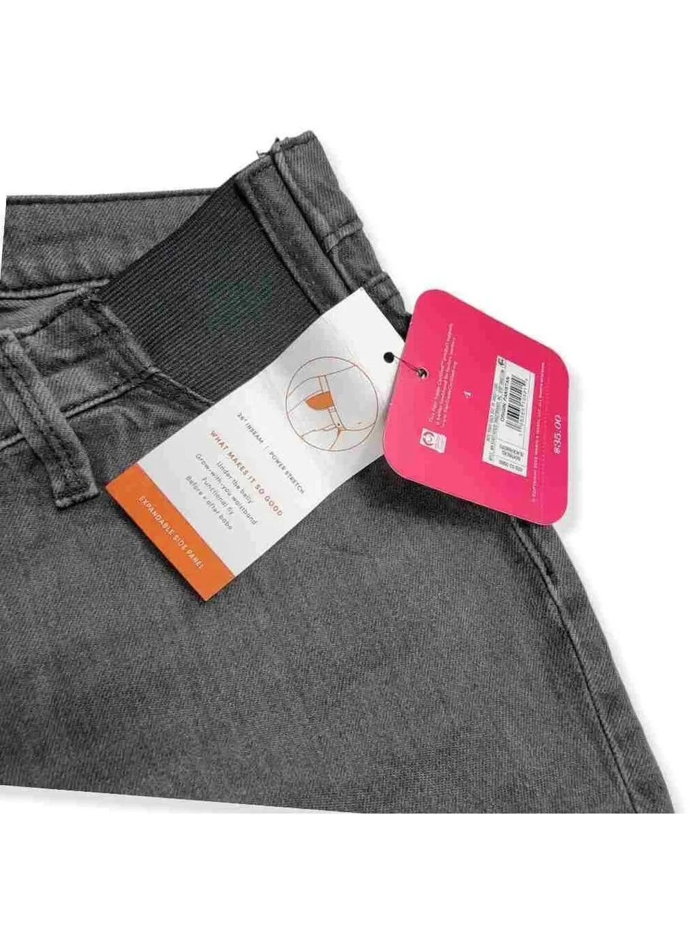 Isabel Maternity Black Boyfriend Jeans Size 6